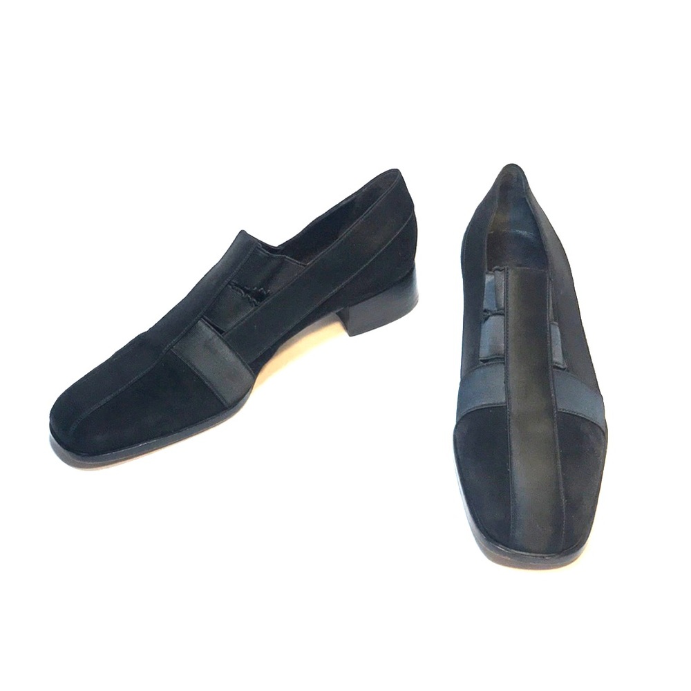 IMAGINI WOMENS SUEDE AND NYLON SHOES SZ-9